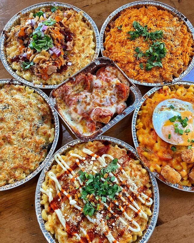 With over 20 kinds of mac n' cheese, there's a mac for everyone 🧀 Swipe and tell us which one is for you 😋  Open for dine-in, takeout and local delivery with Postmates, UberEats, GrubHub &amp; Doordash 🙌#elbowsmacncheese